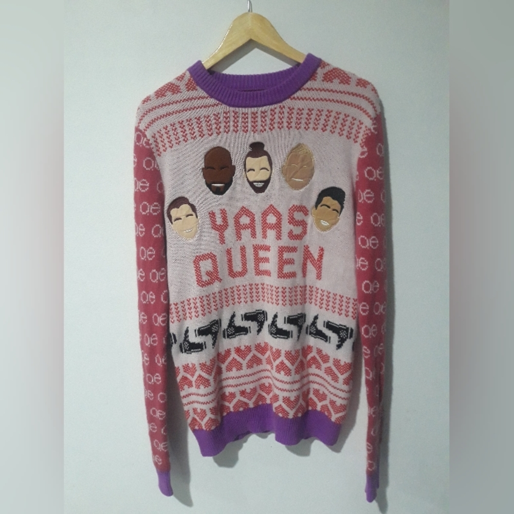 Netflix Queer Eye Holiday Sweater Size: M